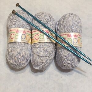 Yarn & Sz 8 Needles